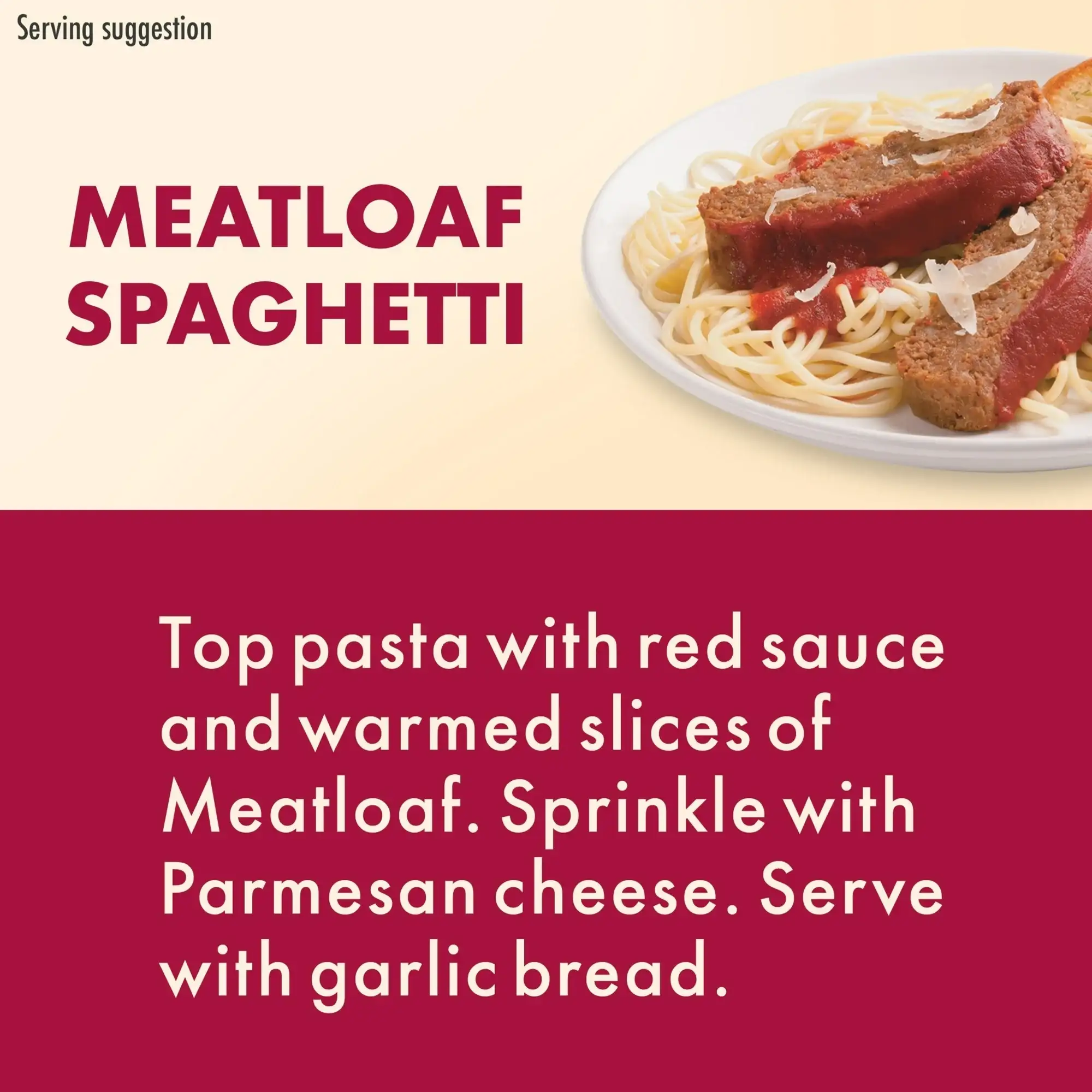 HORMEL SQUARE TABLE Meatloaf With Tomato Sauce Refrigerated Entrée - الصورة 3